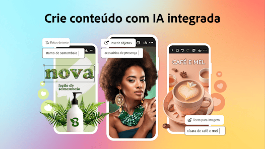 Imagem do aplicativo do Adobe Express