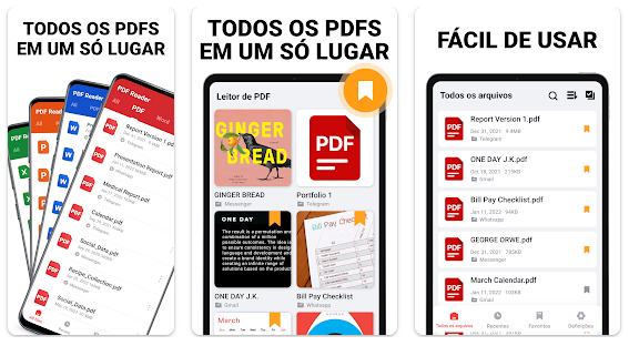 Imagem do aplicativo do Leitor de PDF